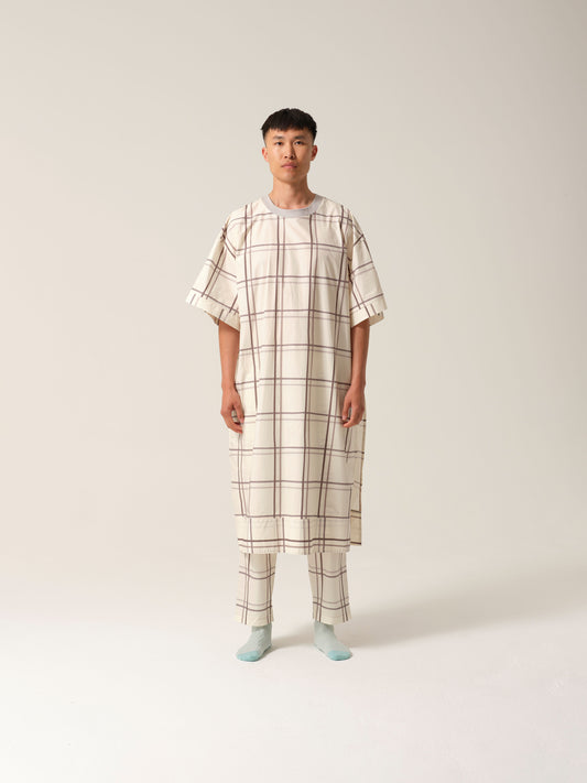 Mens T-shirt Hospital Gown Silver Linings