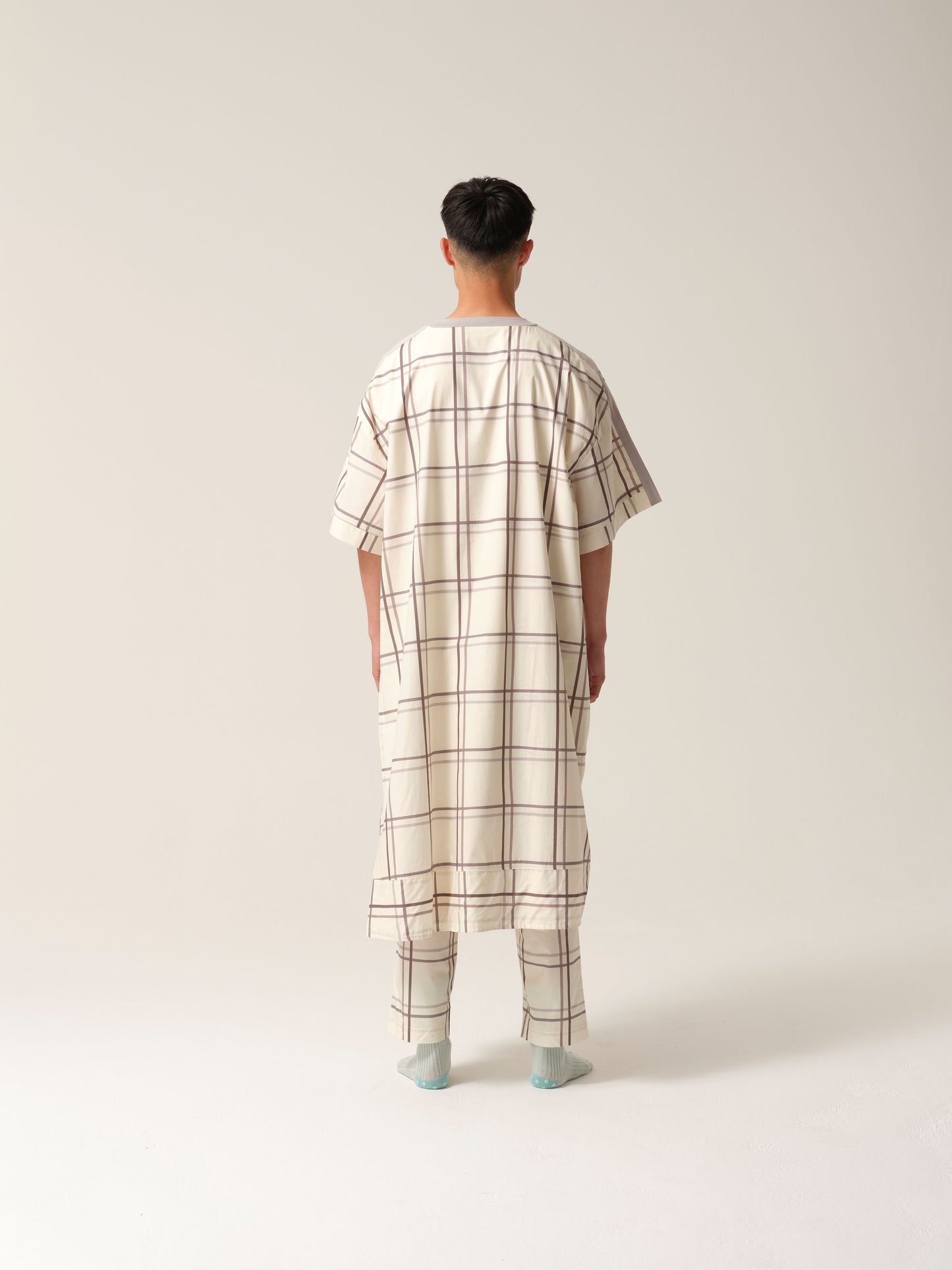 Mens T-shirt Hospital Gown Silver Linings