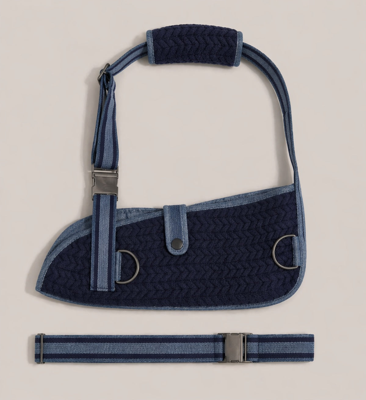 Hudson Sling Denim Shearling