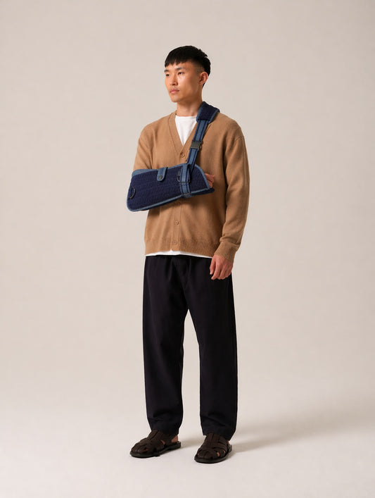 Hudson Sling Denim Shearling