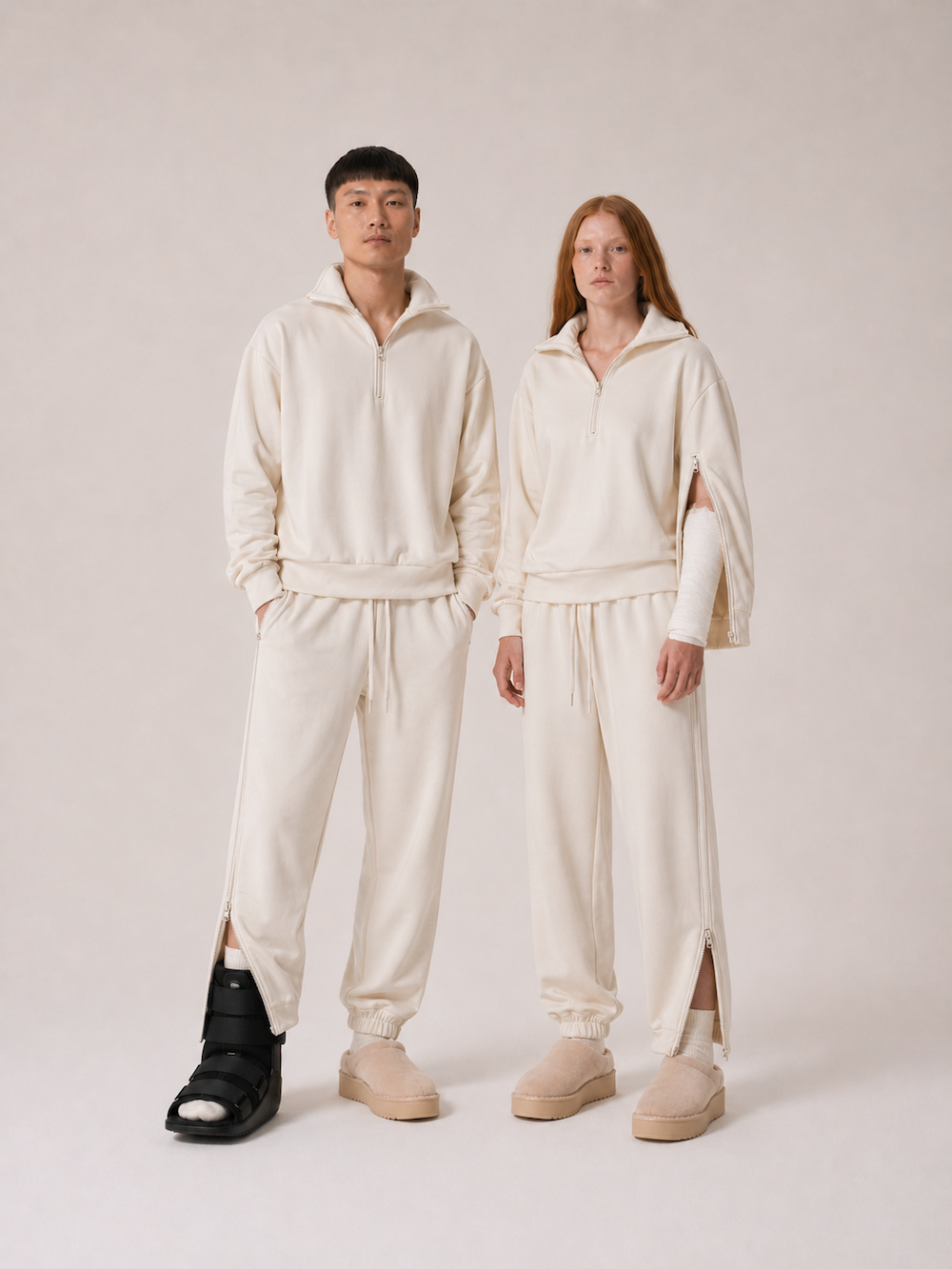 Longevity Tracksuit Buttermilk