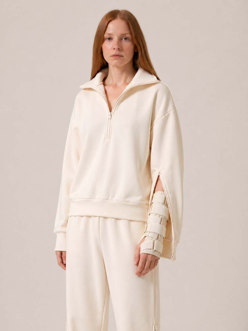 Longevity Tracksuit Buttermilk