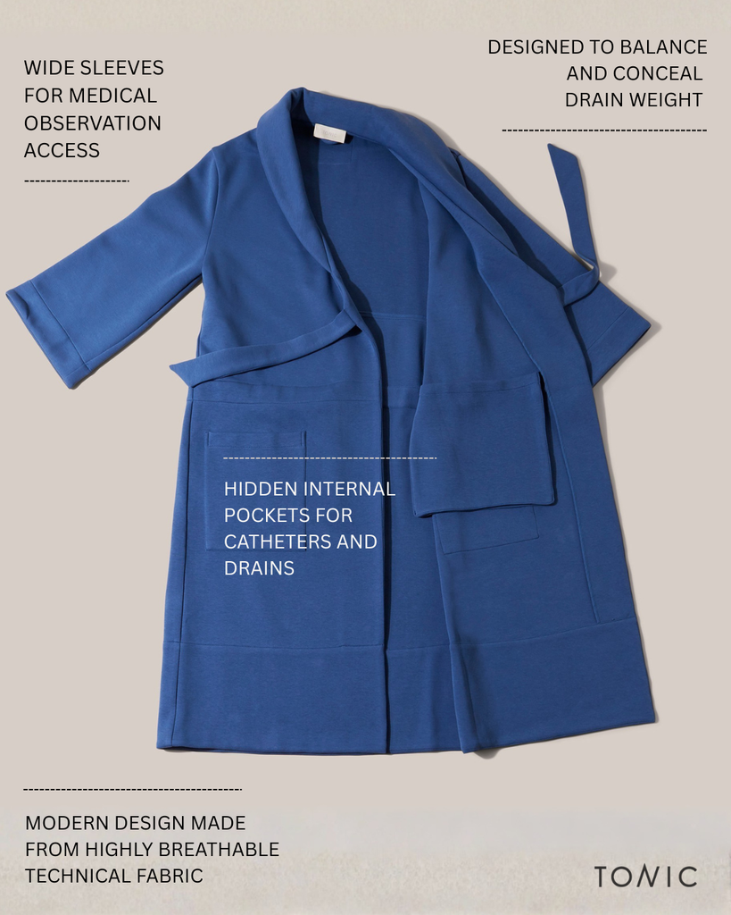 Mens Magic Pocket Drain Robe® Ocean Blue