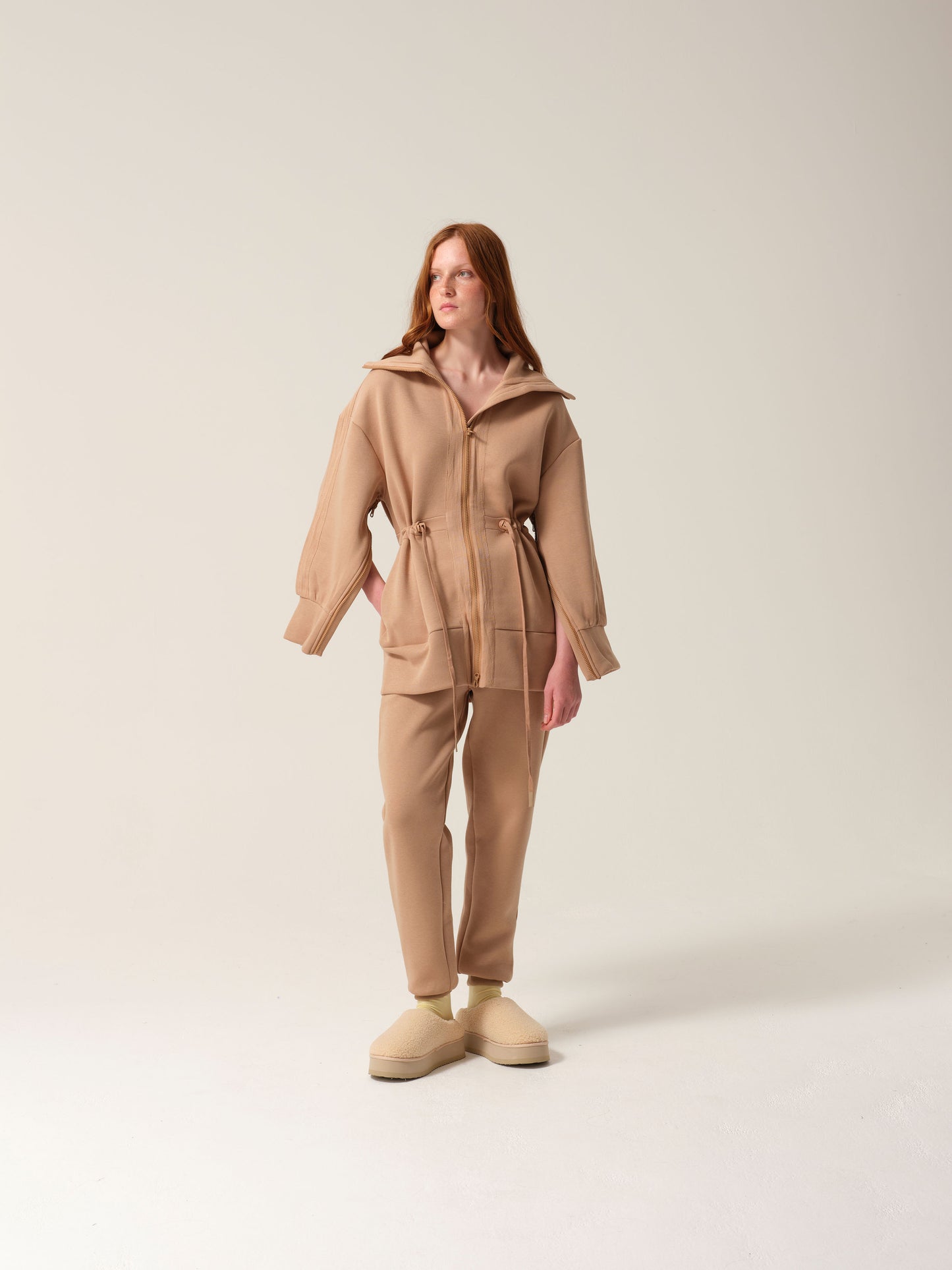 Womens Testing 1-2-3 Tracksuit Caramel