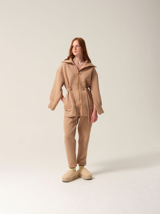 Womens Testing 1-2-3 Tracksuit Caramel