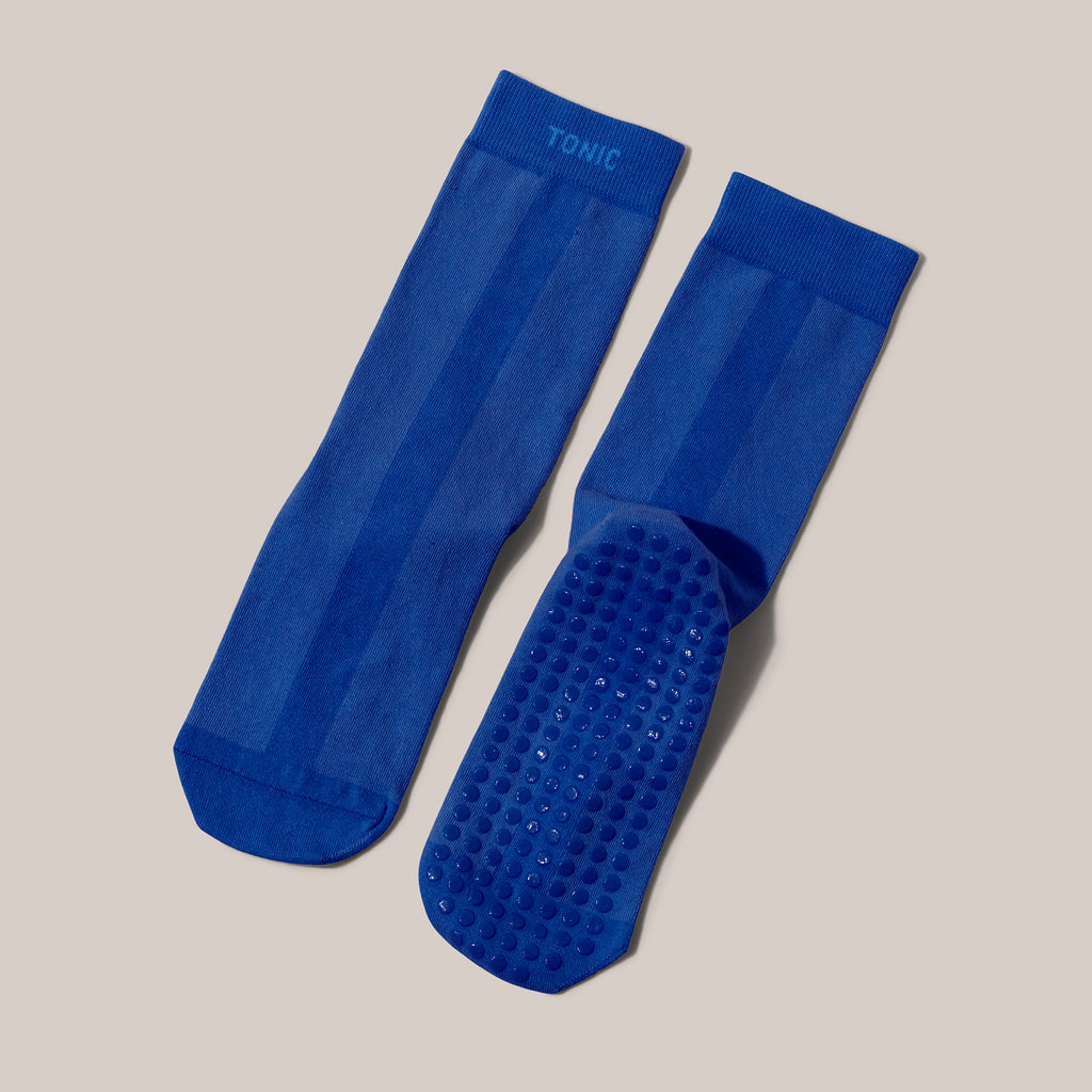 Colour Pop Hospital Socks Cobalt