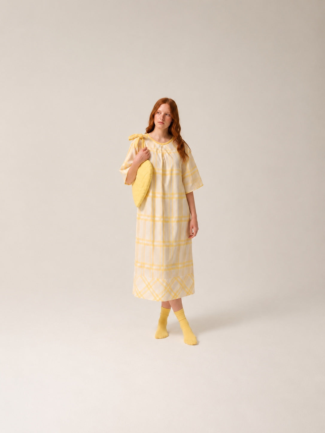 Post Mastectomy Recovery Heart Pillow Yellow