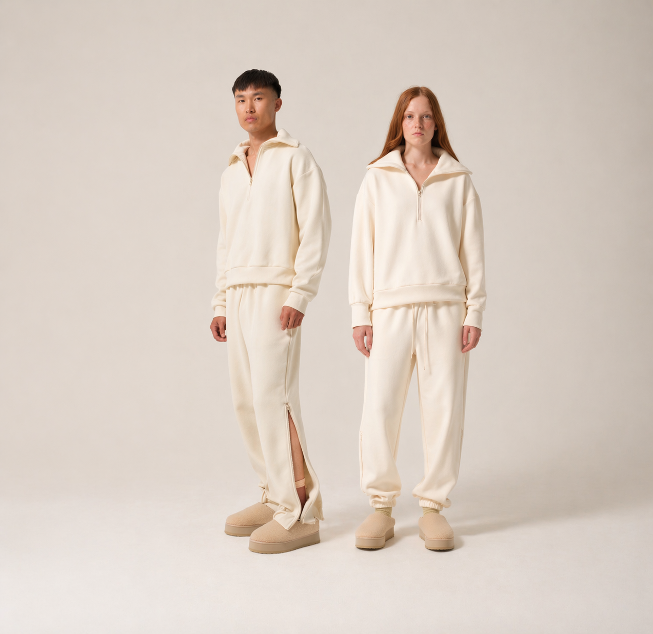 Longevity Tracksuit Buttermilk