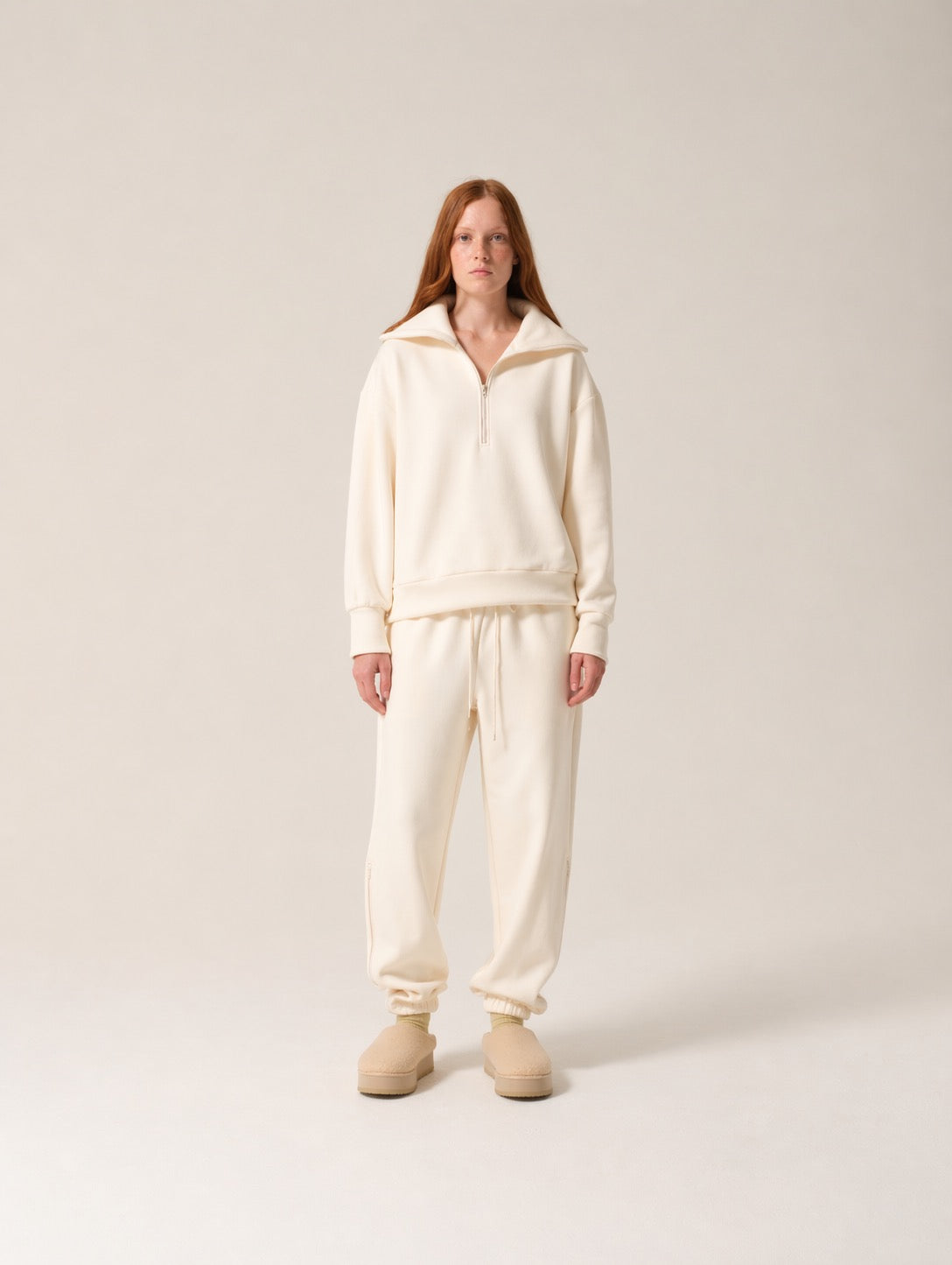 Longevity Tracksuit Buttermilk