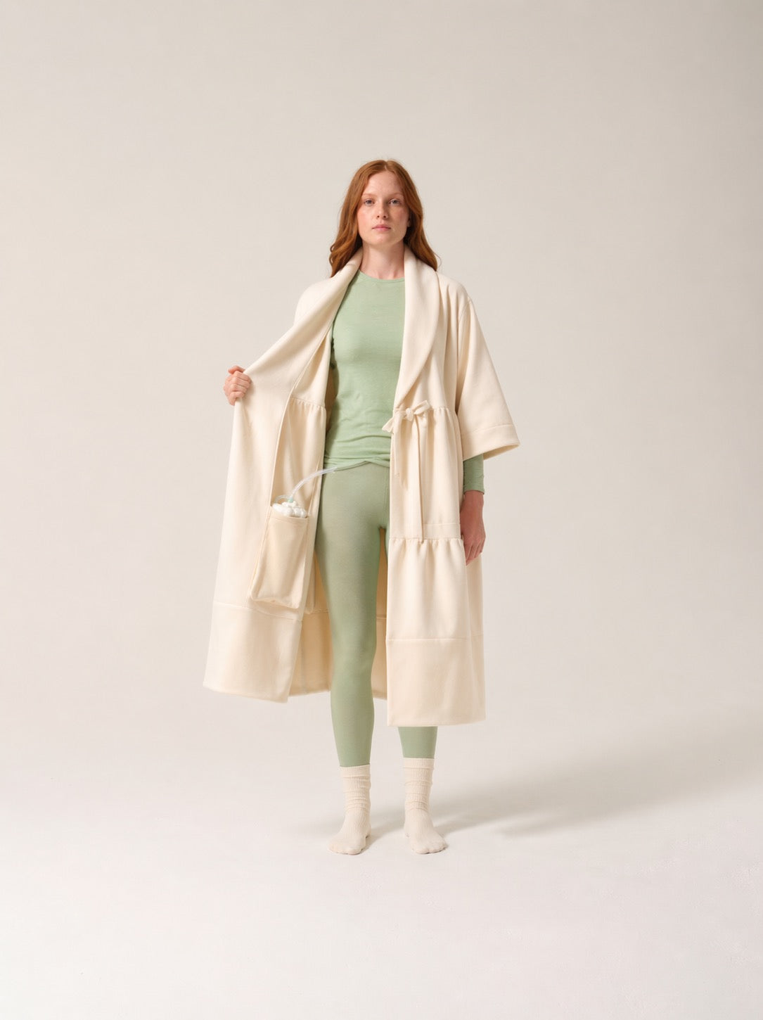 Womens Magic Pocket Drain Robe® Buttermilk
