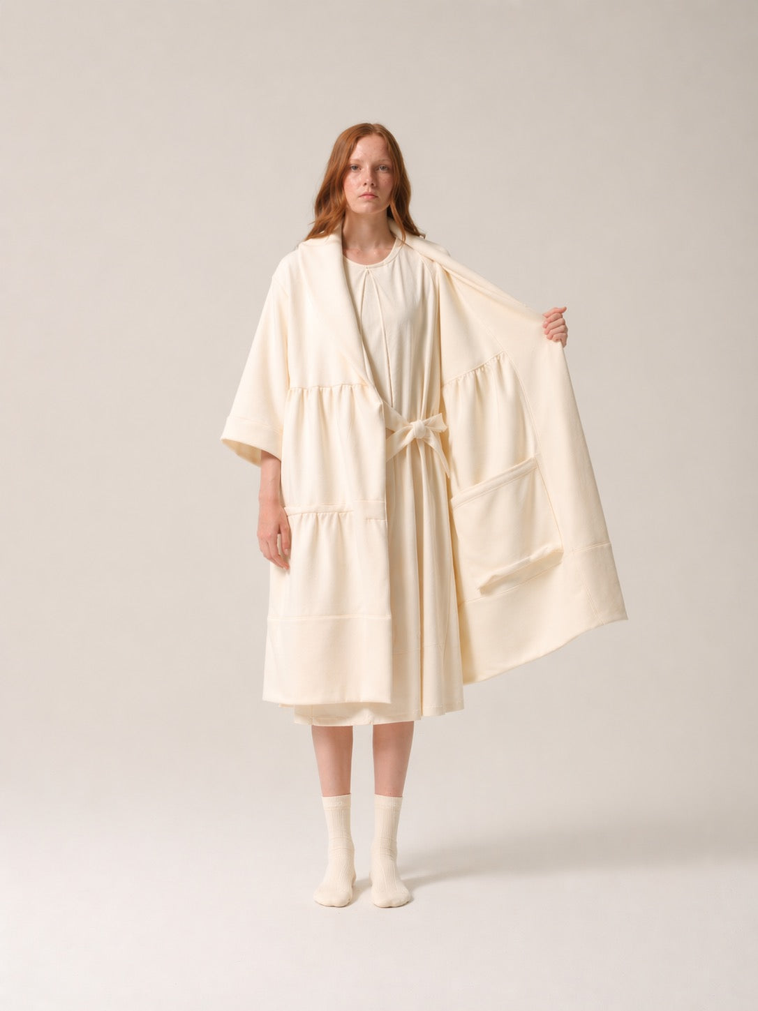 Womens Magic Pocket Drain Robe® Buttermilk